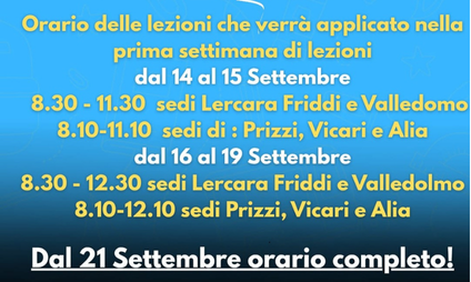 Anticipo avvio anno scolastico e adattamento del calendario scolastico a.s. 2026-2027